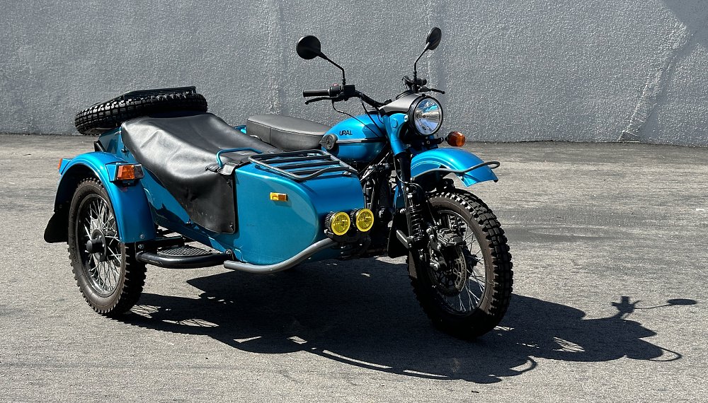 blue Ural Gear Up traditional model