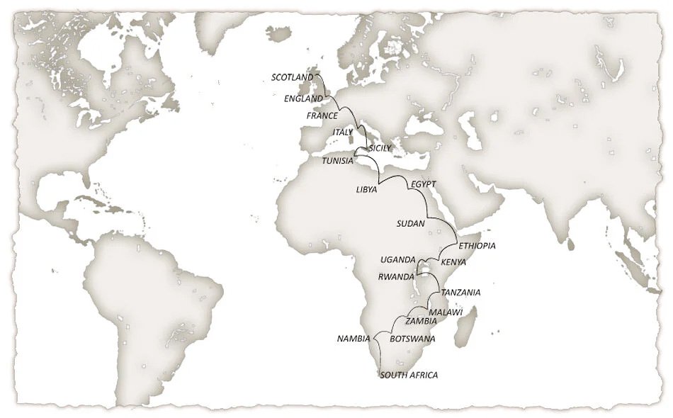 A map of the