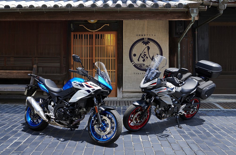 two SV-7GXs, one stock and the other fitted with travel accessories