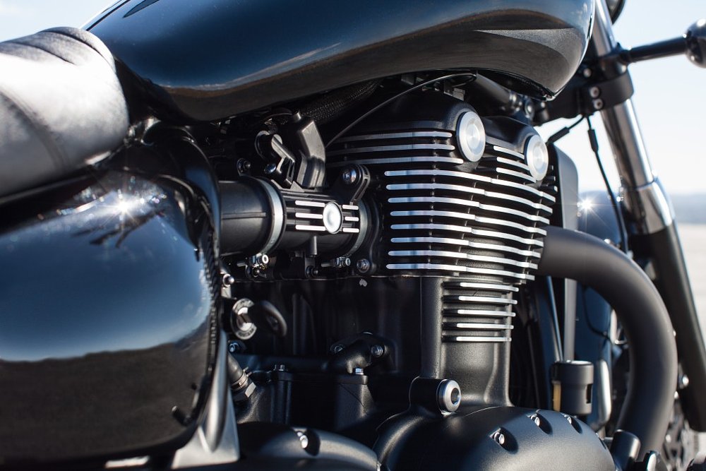 blacked-out engine