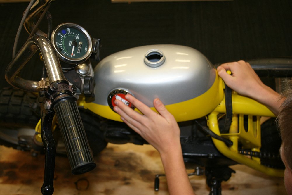 installing tank