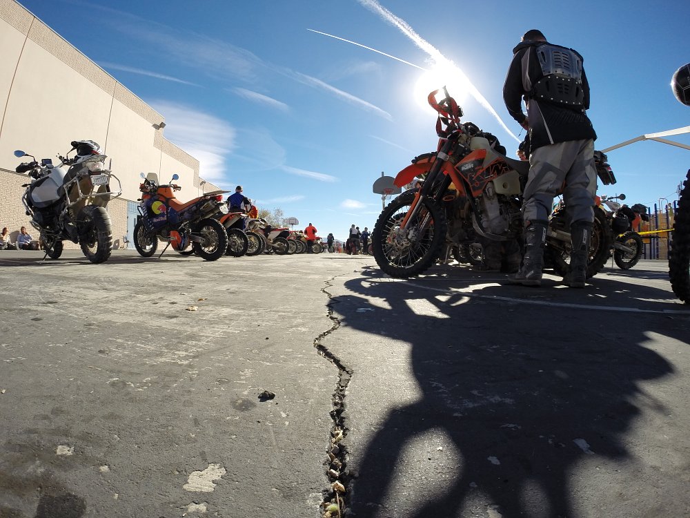 start of the ride