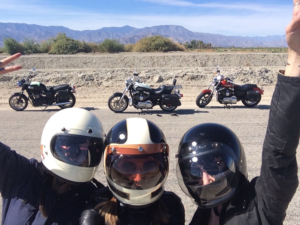 Babes Ride Out selfie