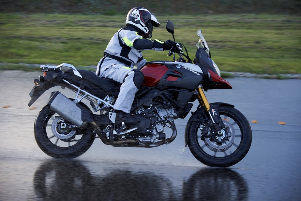 riding in the rain