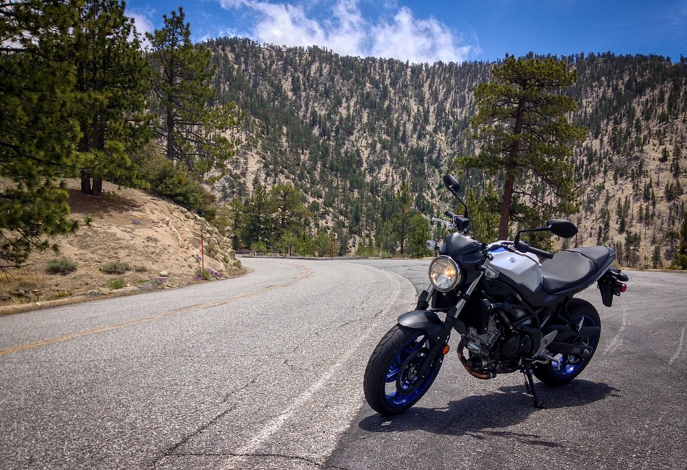 Suzuki SV650 Angeles Crest Highway