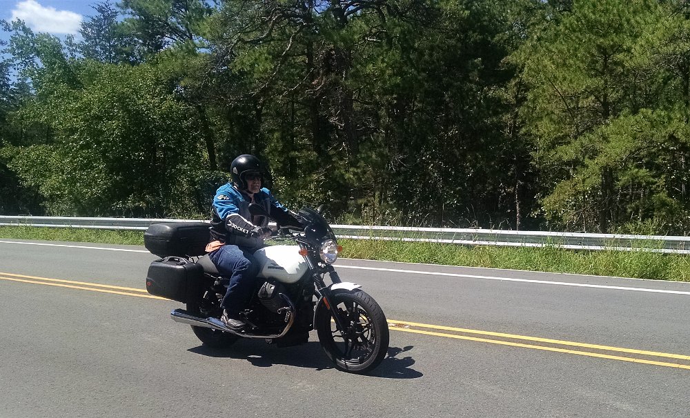 on the road