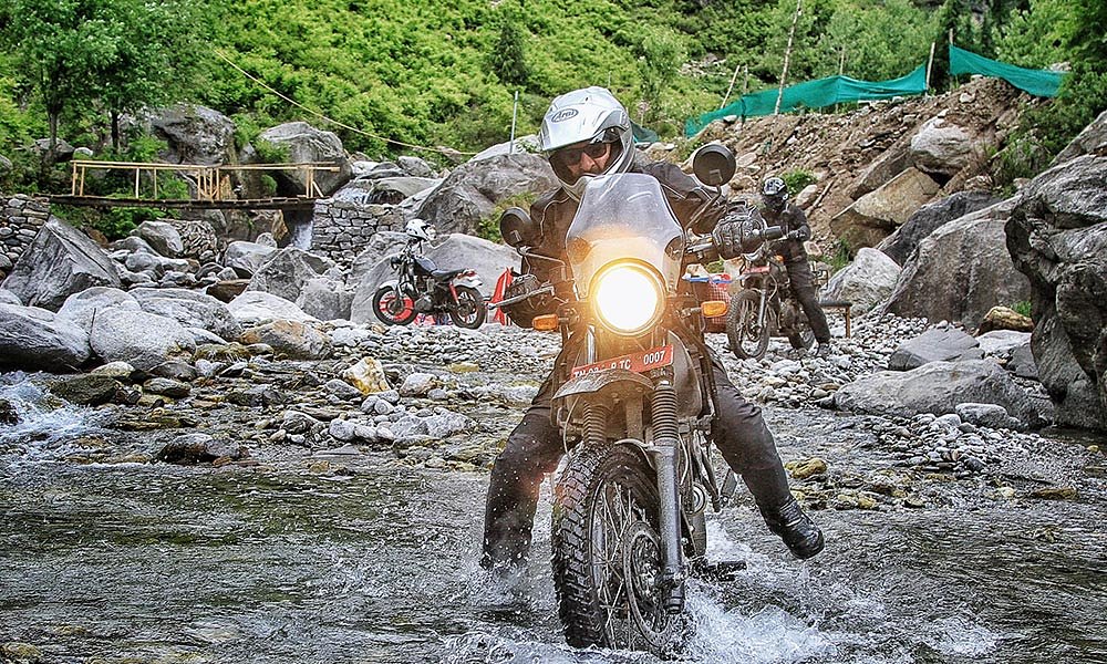 Riding in the Himalayas