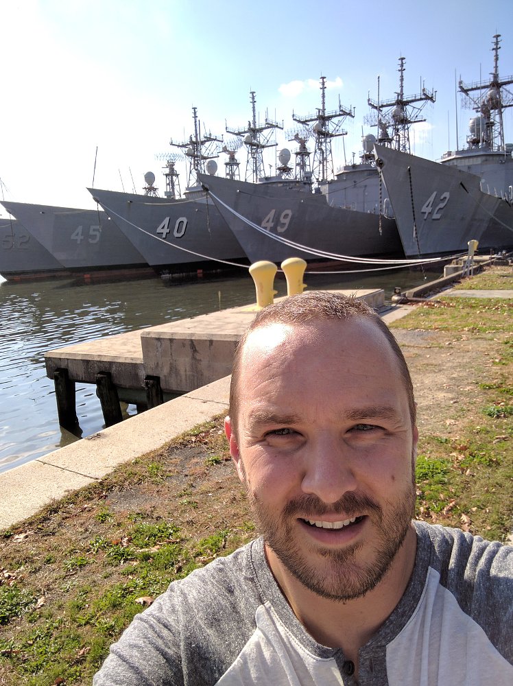 Navy Yard selfie