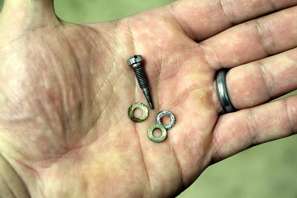 Oiler screw