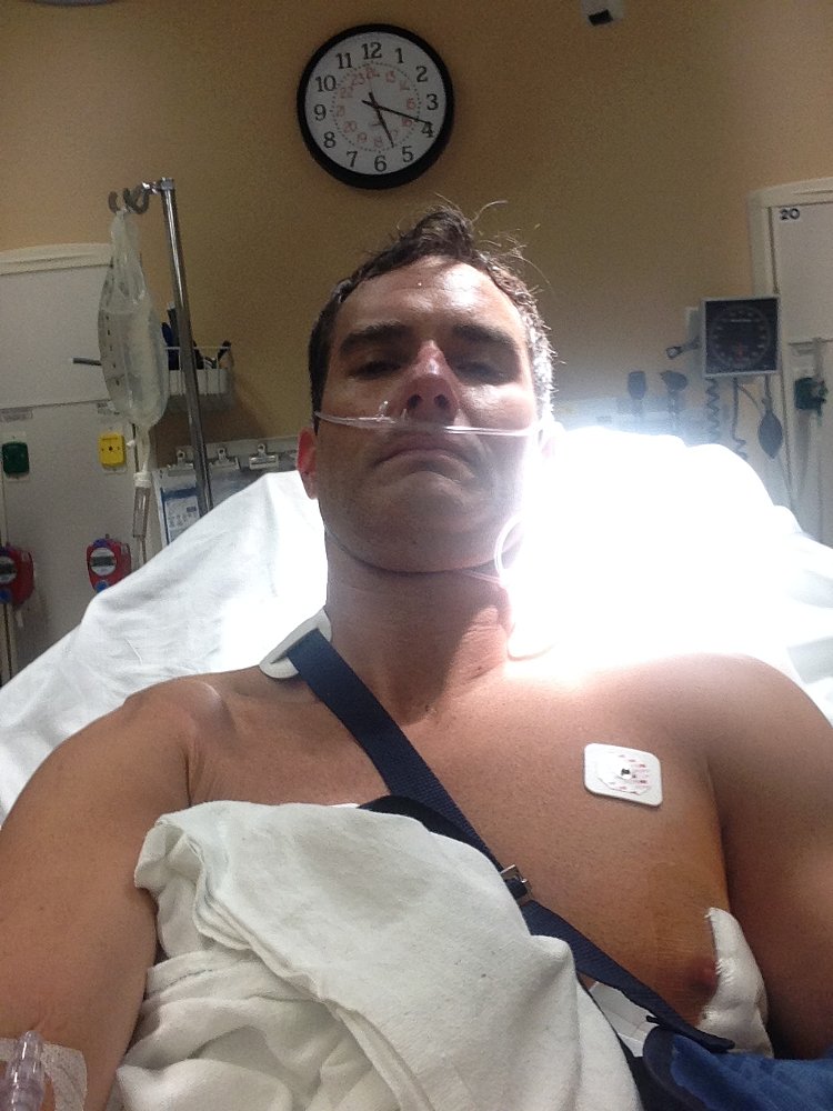 Hospital selfie