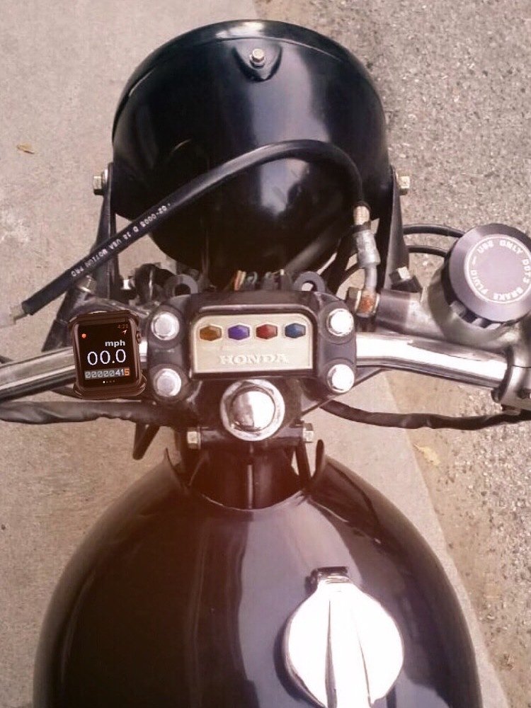 Apple Watch as speedometer