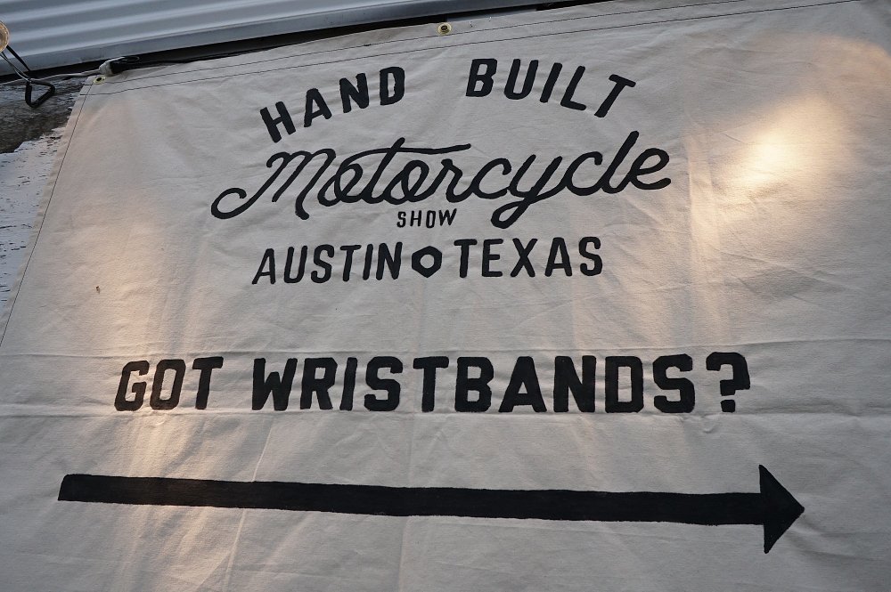 Got wristbands? sign