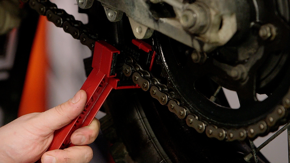 Motorcycle Chain Grunge Brush