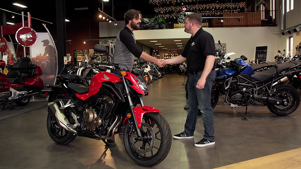 Motorcycle Salesperson