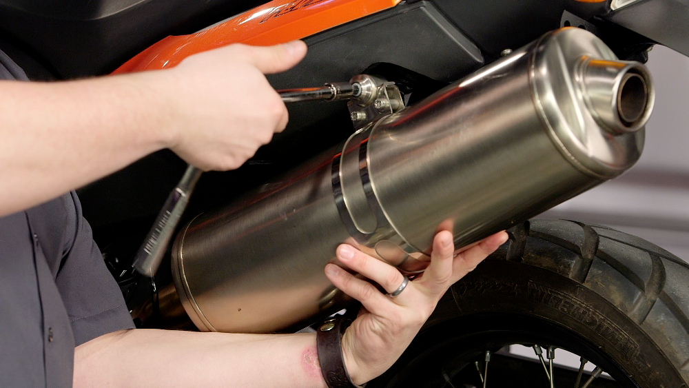 Motorcycle Muffler Bracket