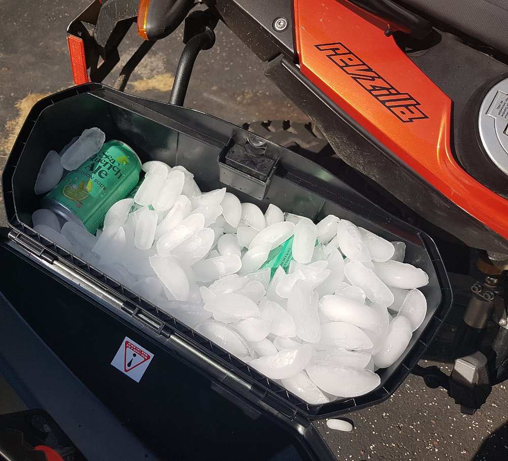 Packed up.