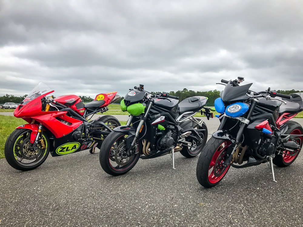 Triumph Street Triple RS, Daytona 675, and Street Triple Rx