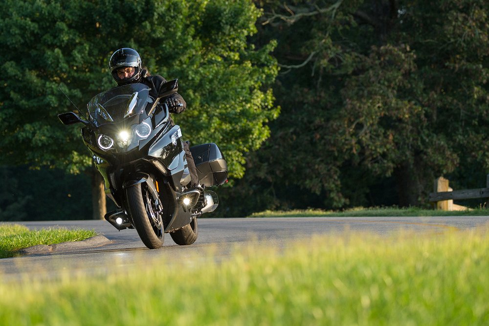 Riding BMW