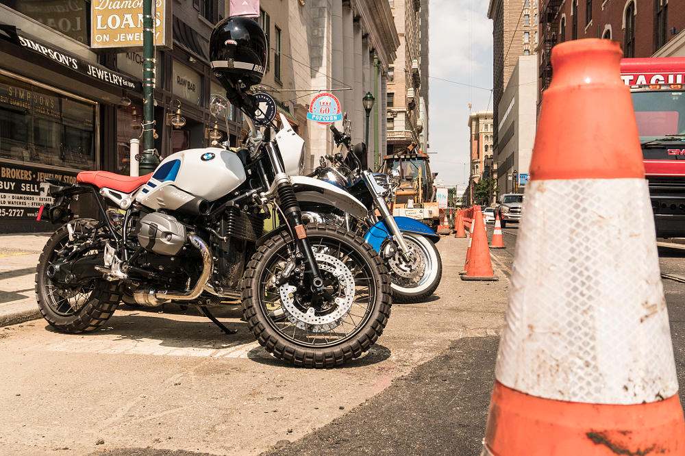 BMW in the city