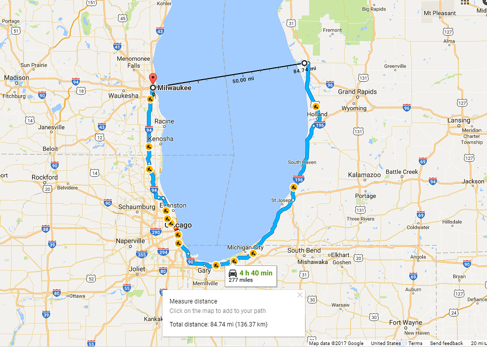Ferry map