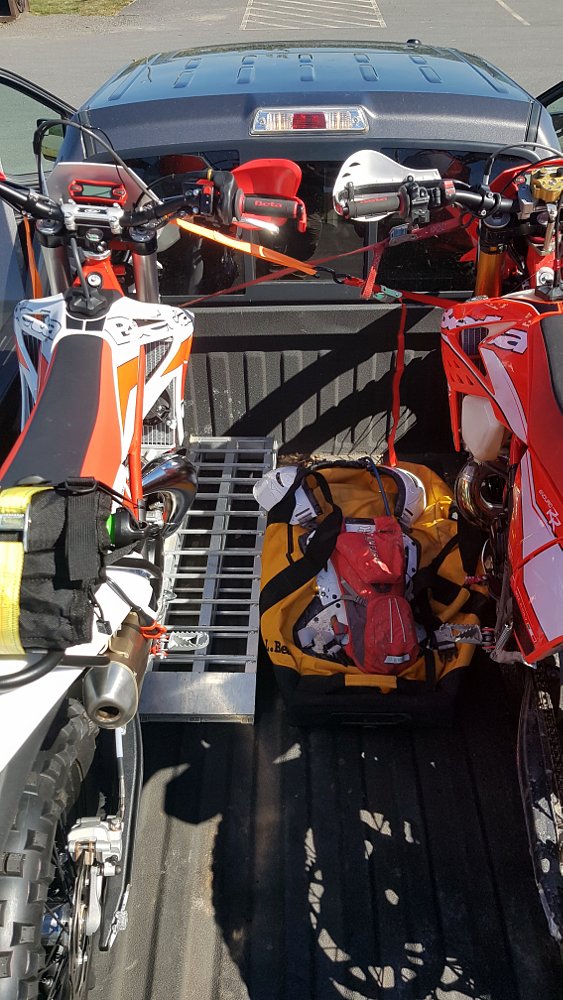 Bikes in the truck