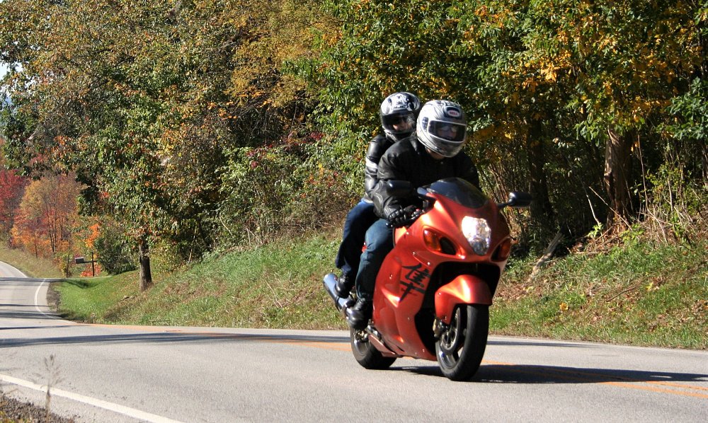 riding two up