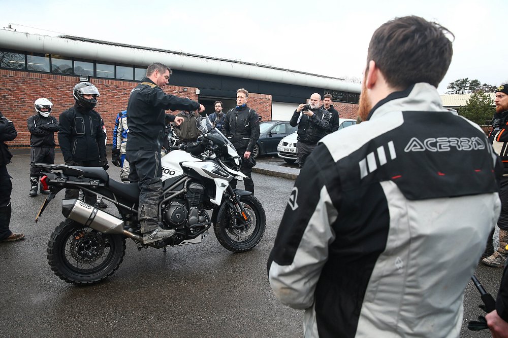 Nick Plumb at Triumph Adventure Experience