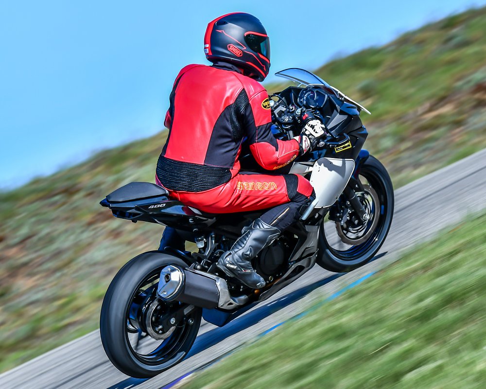riding on track