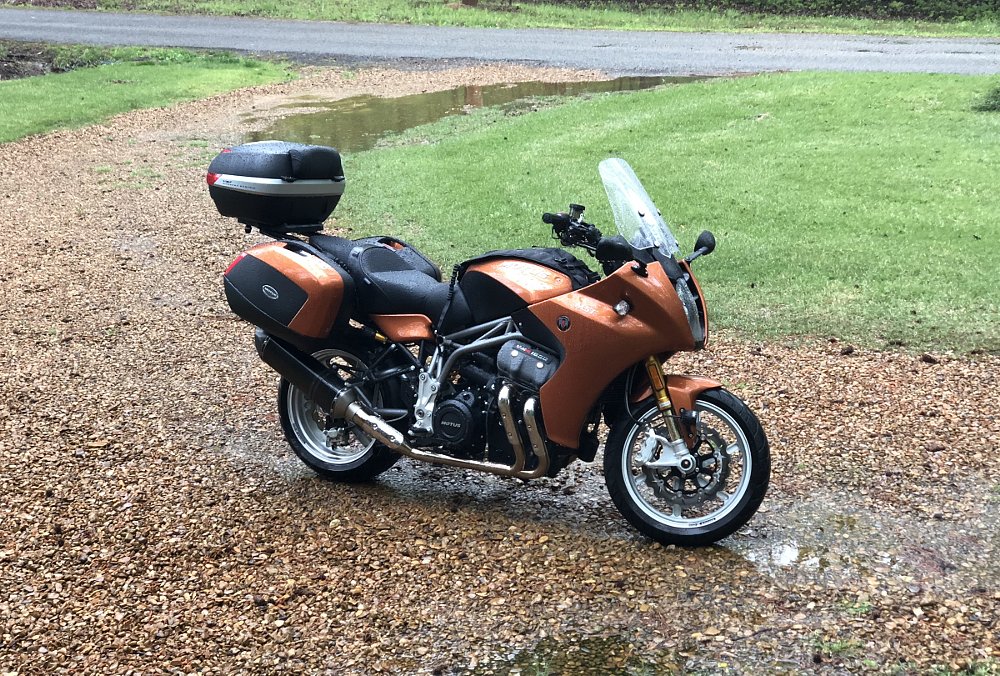 wet ride in Corinth, Mississippi