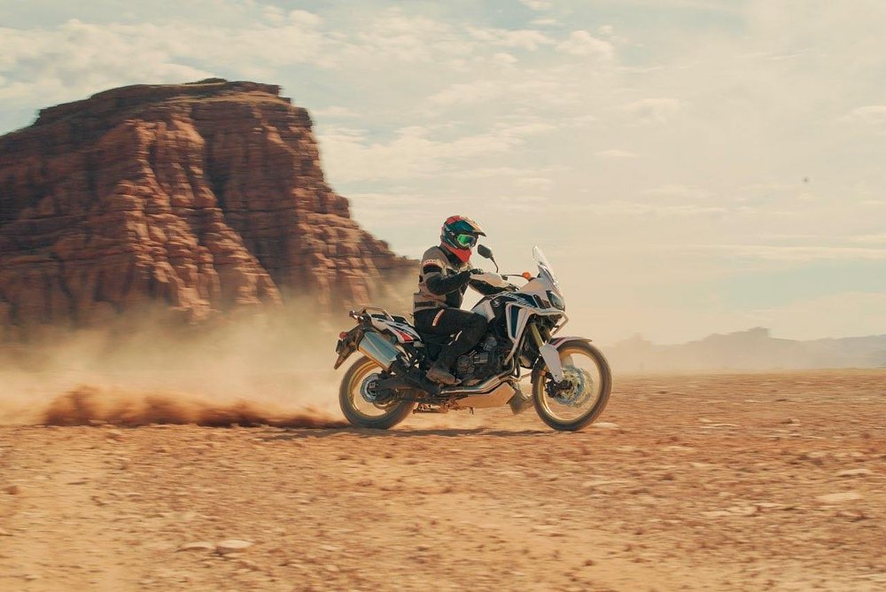Steve Kamrad Riding the Africa Twin
