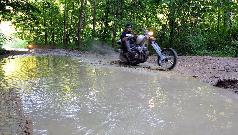 Chopper in mud