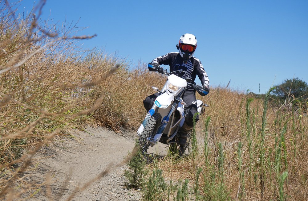riding the Alta EXR