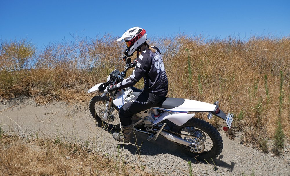 riding the Alta EXR
