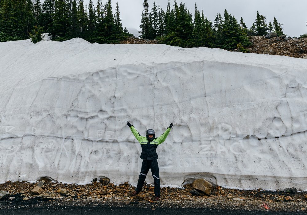 snow bank