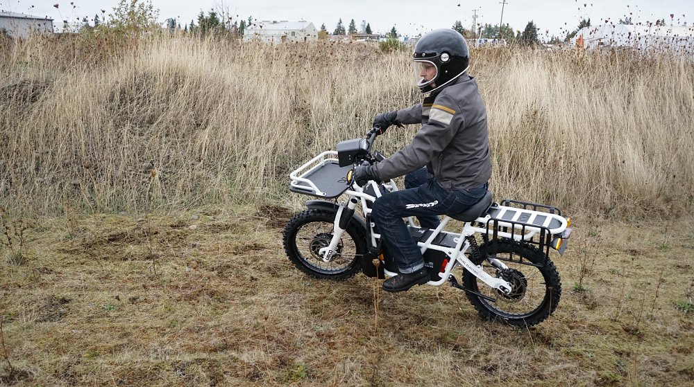 Riding the Ubco 2x2 off-road