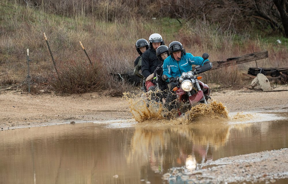 fording a puddle
