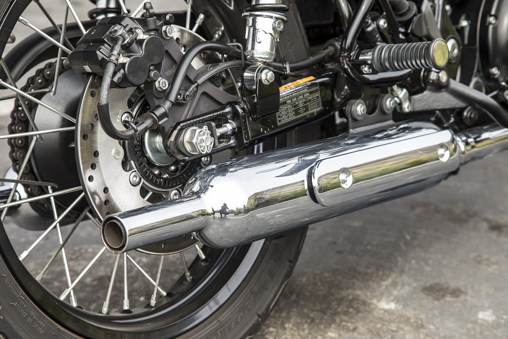 W800 peashooter exhaust