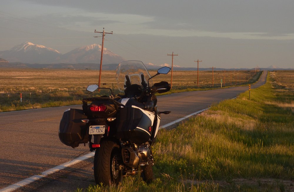 morning sun in Colorado