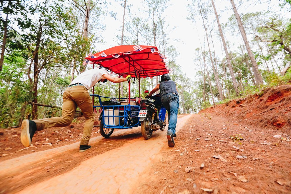 pushing the sidecar