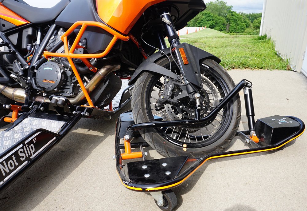 front of SkidBike