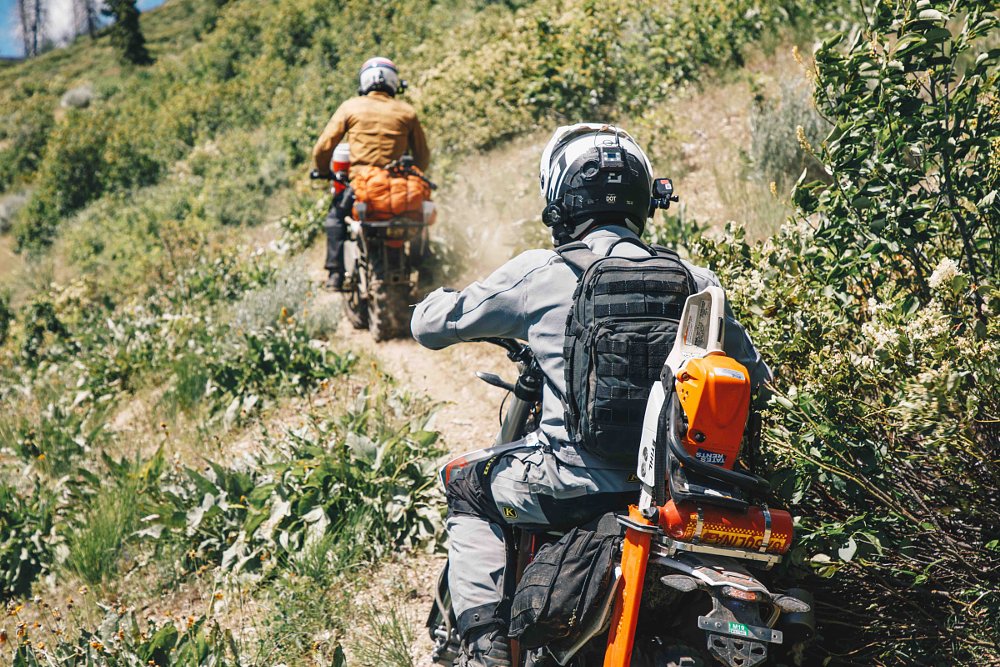 single-track trail