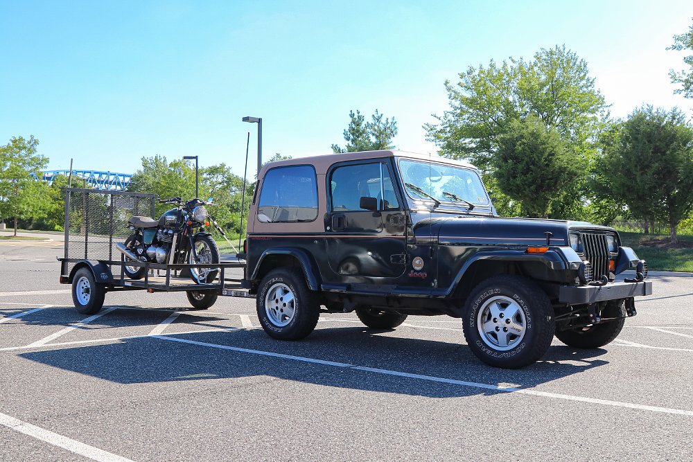 Motorcycle trailer