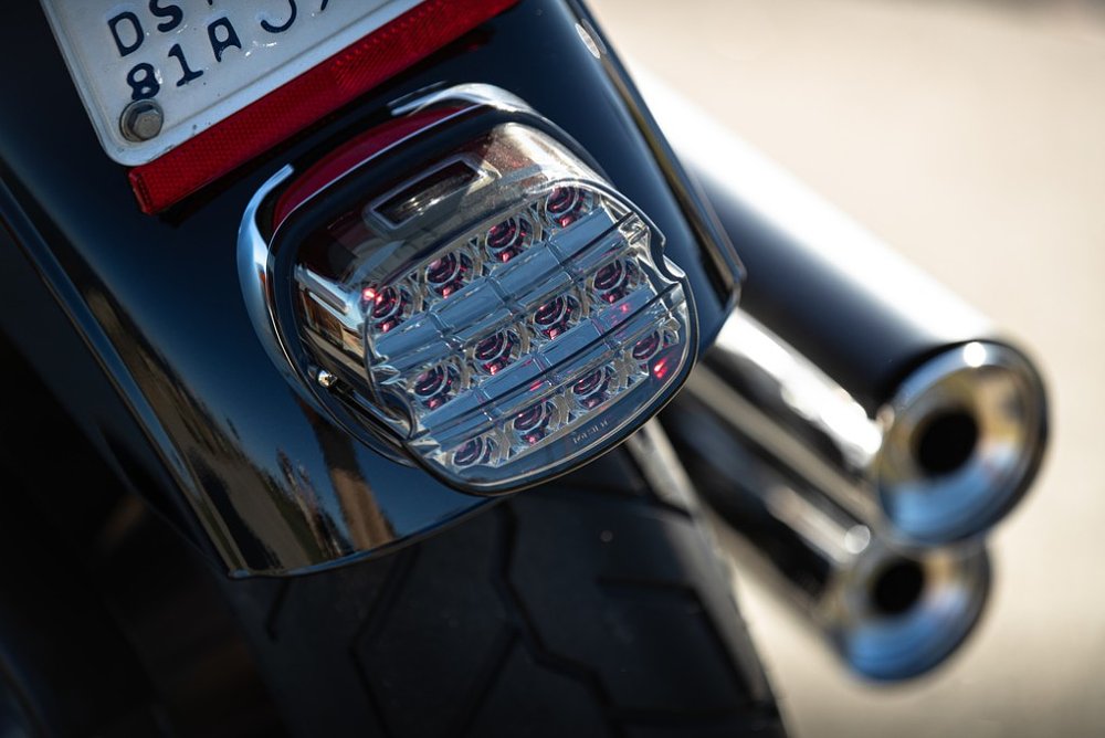 LED taillight on the Low Rider S