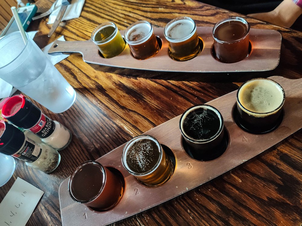 Flights of beer