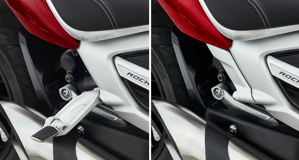 Disappearing footpegs
