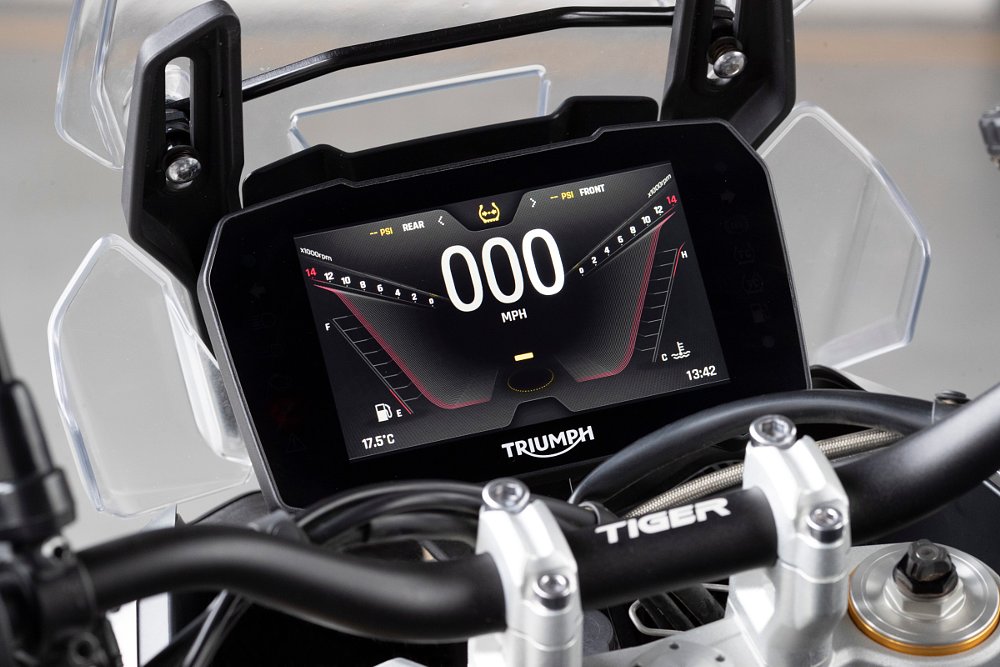 Tiger 900 Rally digital display
