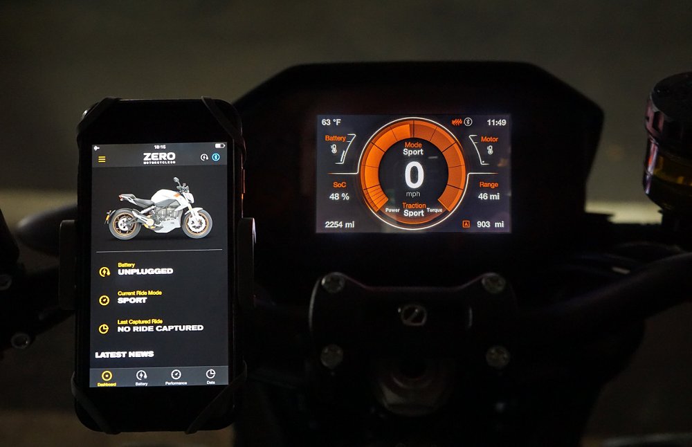 2020 Zero SR/F gauges