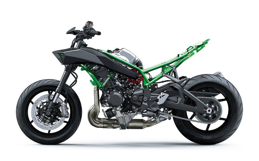 Kawasaki Z H2 trellis frame