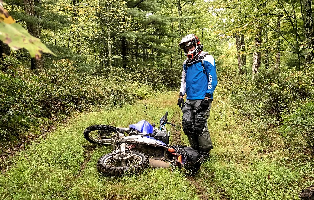 GPS crash dirt bike