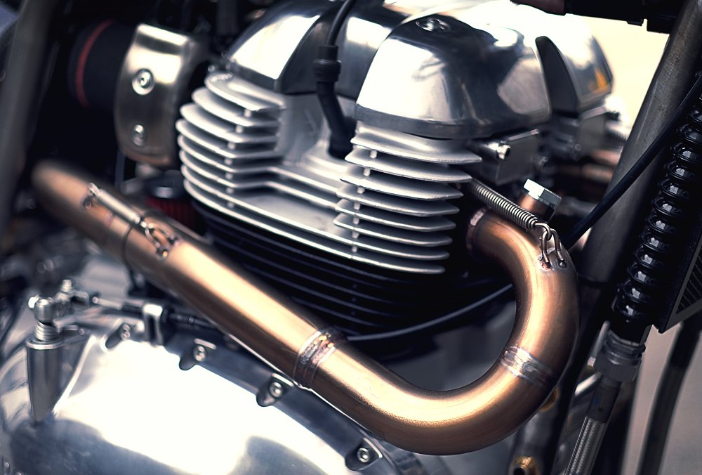 Royal Enfield twin-cylinder engine